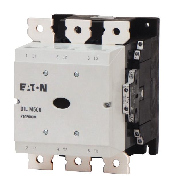 DILM500/22(RA250) CONTACTOR, 3-P+2N/O 2N/C, 250KW EATON MOELLER