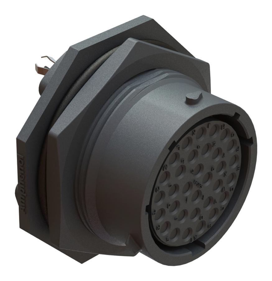 RTS718ND32S0332 CIRCULAR CONNECTOR, 32POS, RCPT, JAM NUT AMPHENOL SINE/TUCHEL