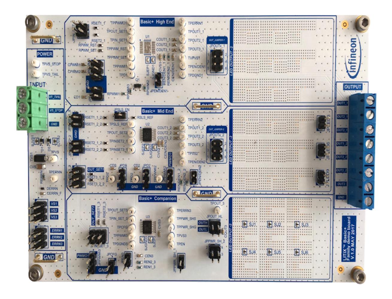 BASICPLUSDEMOBOARDTOBO1 DEMO BOARD, LED DRIVER INFINEON