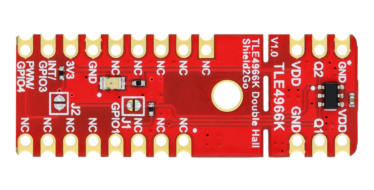 S2GO2HALLTLE4966KTOBO1 EVAL BOARD, MAGNETIC POSITION SENSOR INFINEON