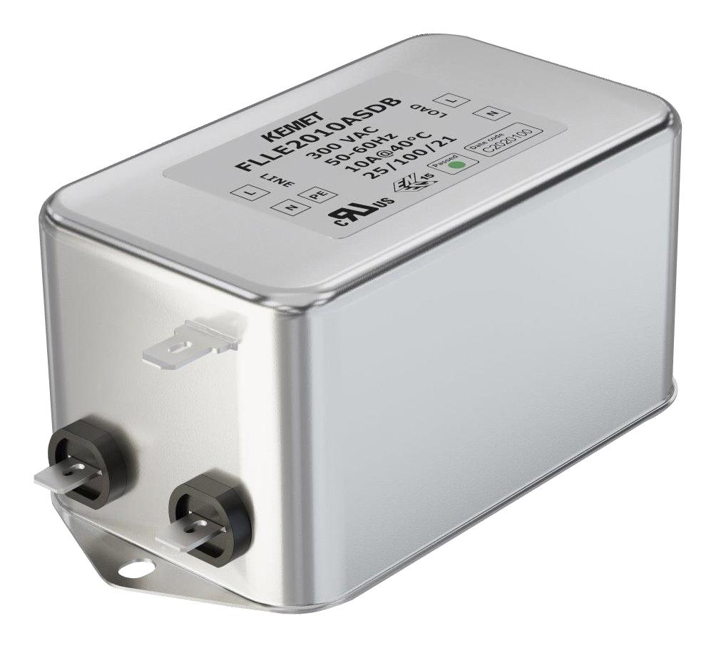 FLLE2006ASMB POWER LINE FILTER, MEDICAL, 6A, 300V KEMET