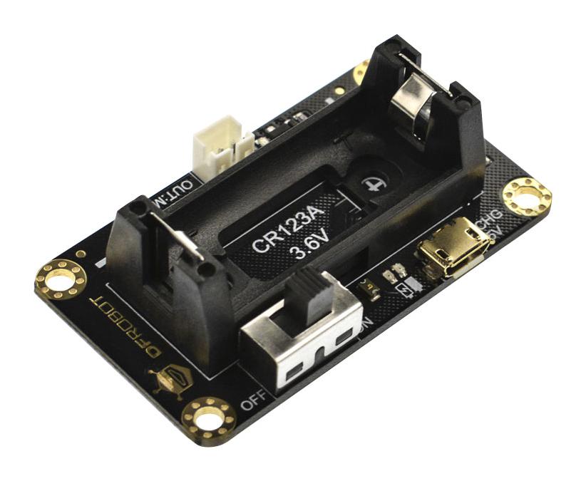 FIT0611 CR123A LI-ION BATT HOLDER, BBC MICRO:BIT DFROBOT
