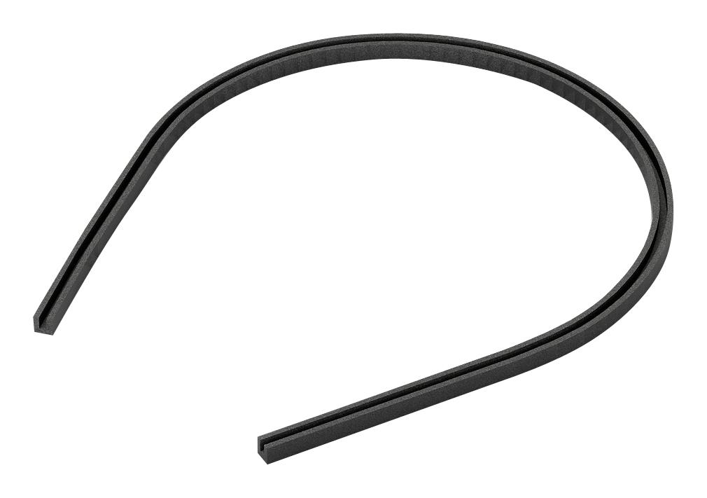 38401504 EMI SHIELDING GASKET, 1M X 3.96MM WURTH ELEKTRONIK