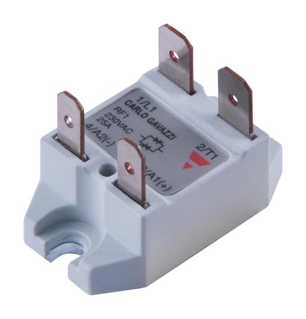 RF1A23M25 SOLID STATE RELAY, 24VAC-280VAC, 25A CARLO GAVAZZI