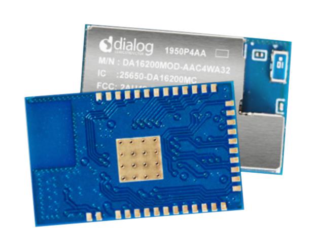DA16200MOD-AAC4WA32 2.4GHZ WI-FI MODULE, 1MBPS, -98.5 DBM RENESAS