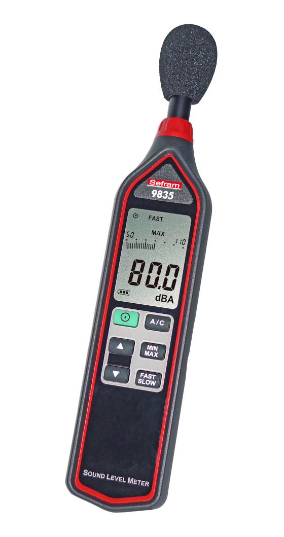 SEFRAM9835 SOUND LEVEL METER, 30-130DB, LCD SEFRAM