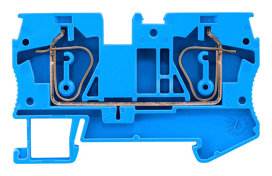 8WH2000-0AH01 DINRAIL TERMINAL BLOCK, 2WAY, 8AWG, BLU SIEMENS
