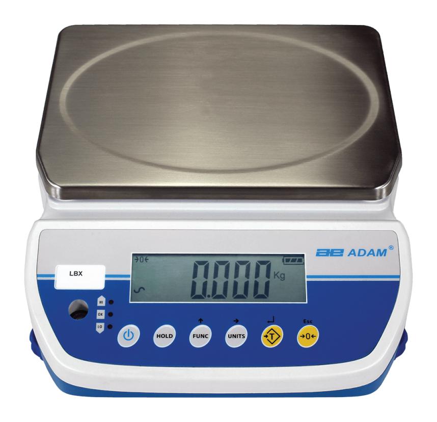 LBX 3 WEIGHING SCALE, BENCH, 3KG ADAM EQUIPMENT