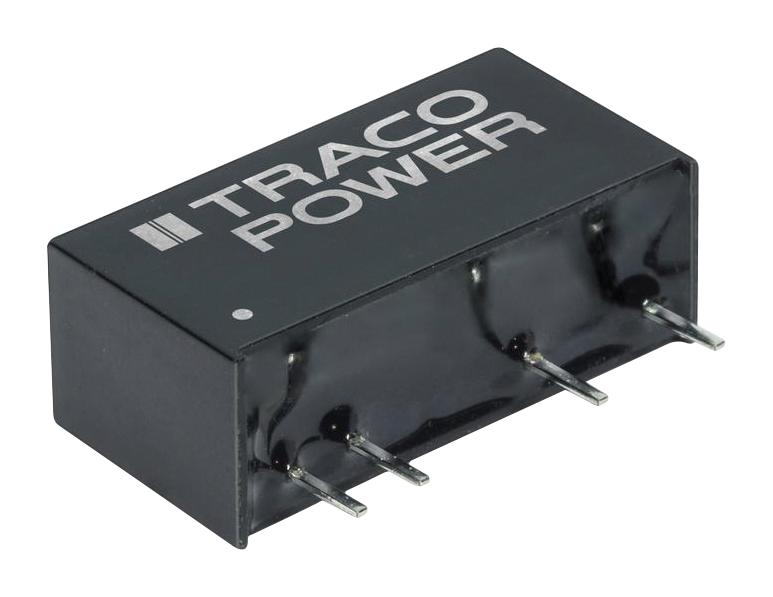 TRV 1-1221M DC-DC CONVERTER, 2 O/P, 1W TRACO POWER