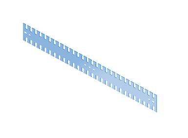 8MF4936 SERRATED BAR, Z SHAPE, 1.2M SIEMENS