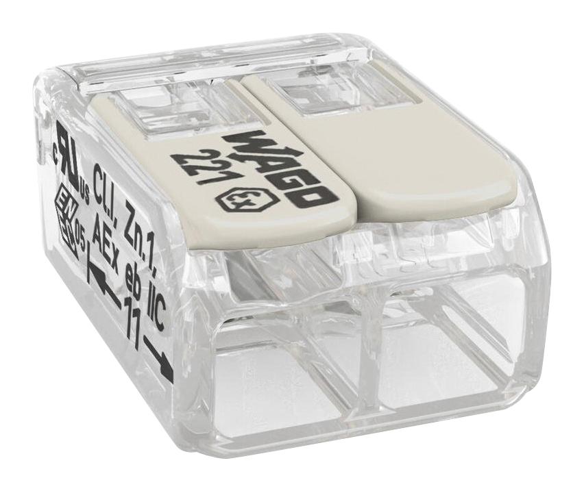 221-482 TERMINAL BLOCK, PLUGGABLE, 2POS, 12AWG WAGO