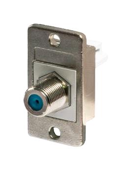 KCF3GWHPM RF COAX ADAPTER, F RCPT-F RCPT, 75 OHM TUK