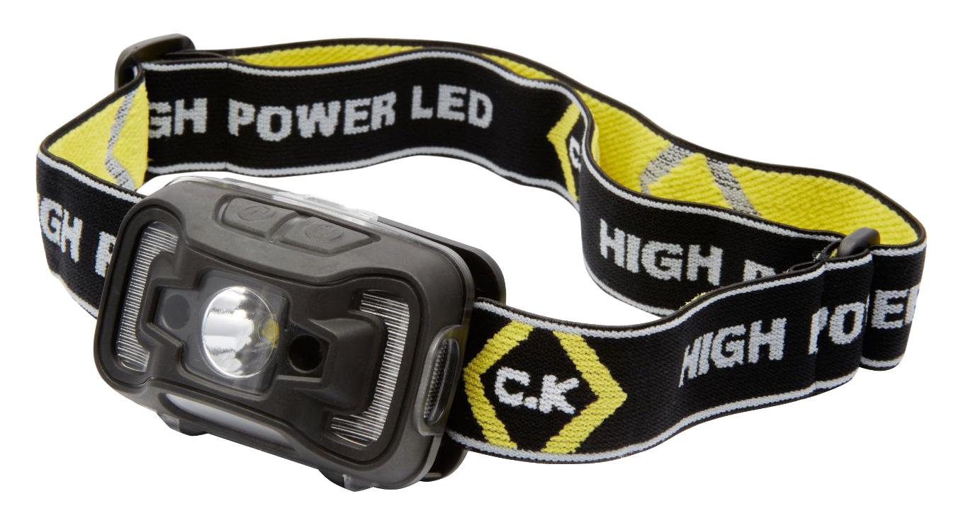 T9613 HEAD LIGHT, 220LM, CREE LED, AAA BATTERY CK TOOLS