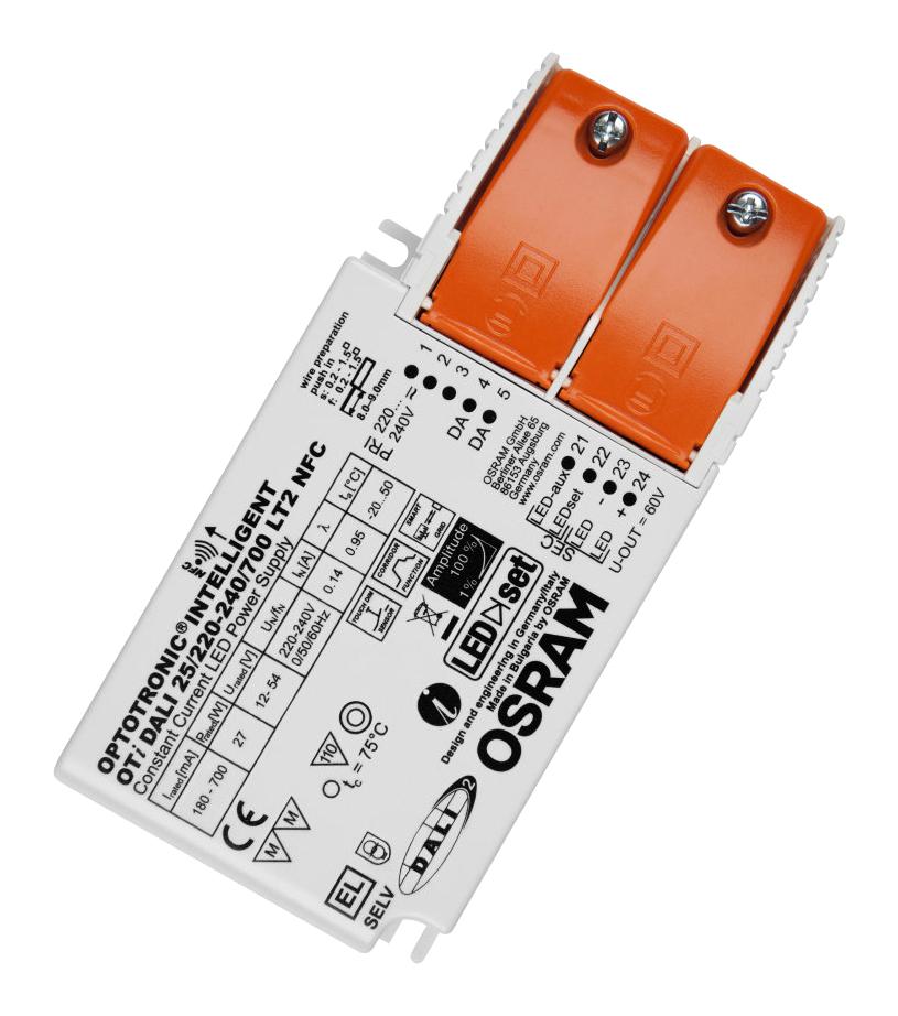 OTI-DALI-25/220-240/700-BOX LED DRIVER, CONSTANT CURRENT, 60V, 27W OSRAM