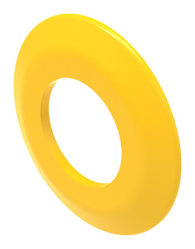 56-1400 FRONT BEZEL, 87MM, PLASTIC, YELLOW EAO