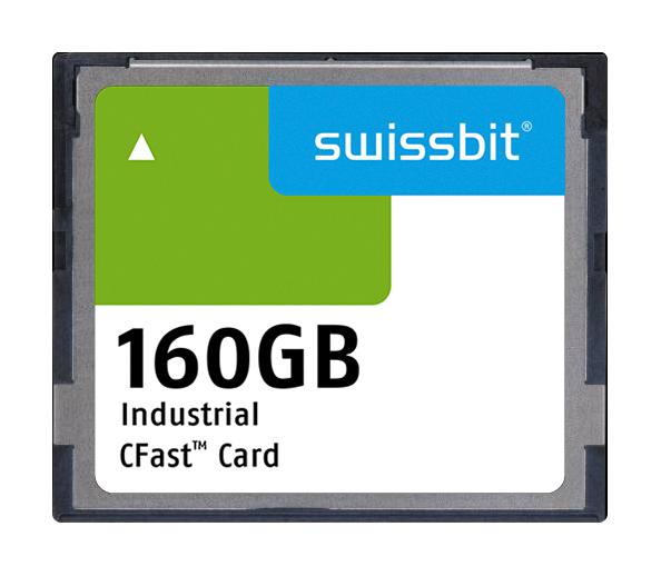 SFCA160GH1AO2TO-I-8C-21P-STD INDUSTRIAL CFAST FLASH MEMORY CARD/160GB SWISSBIT