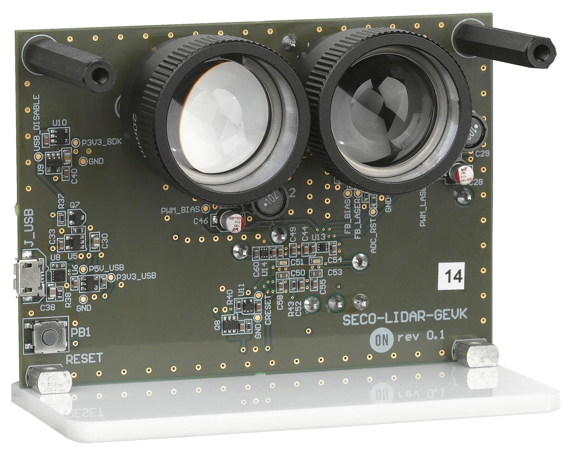 SECO-RANGEFINDER-GEVK DEV KIT, SIPM DTOF LIDAR PLATFORM ONSEMI