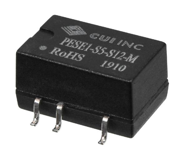 PESE1-S5-D5-M DC-DC CONVERTER, 2 O/P, 1W CUI