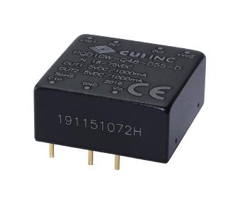 PQD10W-Q48-D55-D DC-DC CONVERTER, 2 O/P, 10W CUI
