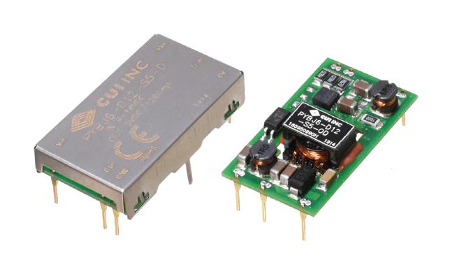 PYBJ6-D24-S15-D DC-DC CONVERTER, 15V, 0.4A CUI