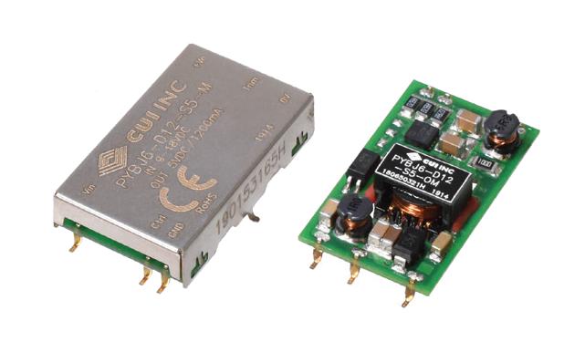 PYBJ6-D24-S5-OM DC-DC CONVERTER, 5V, 1.2A CUI