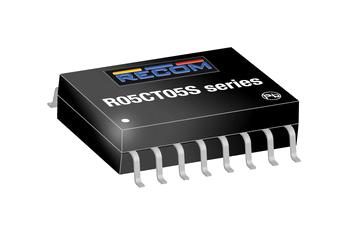 R05CT05S-CT DC-DC CONVERTER, 5V, 0.1A RECOM POWER