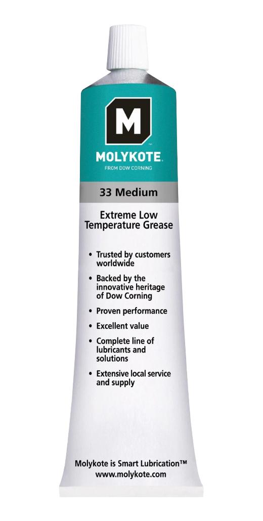 MOLYKOTE 33M, 100G 33 MFD GREASE, TUB, 100G MOLYKOTE