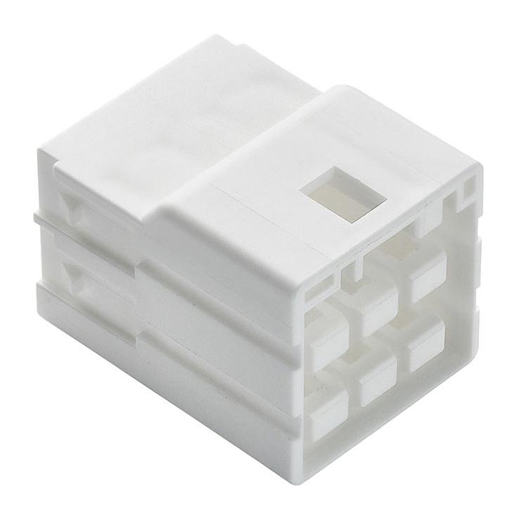 206996-2611 CONN HOUSING, RCPT, 6POS, 4.5MM, NATURAL MOLEX