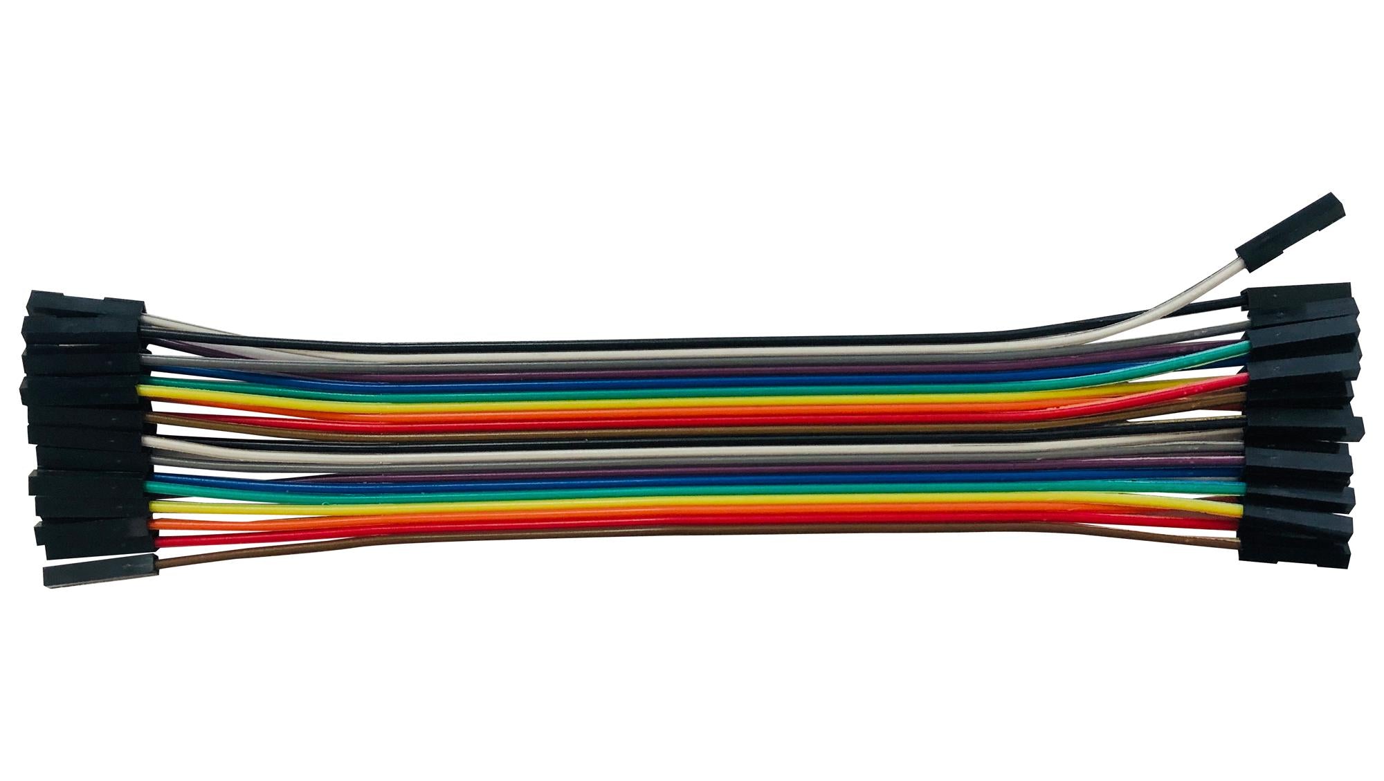 MP006287 JUMPER WIRE KIT, FEMALE TO FEMALE, 150MM MULTICOMP PRO