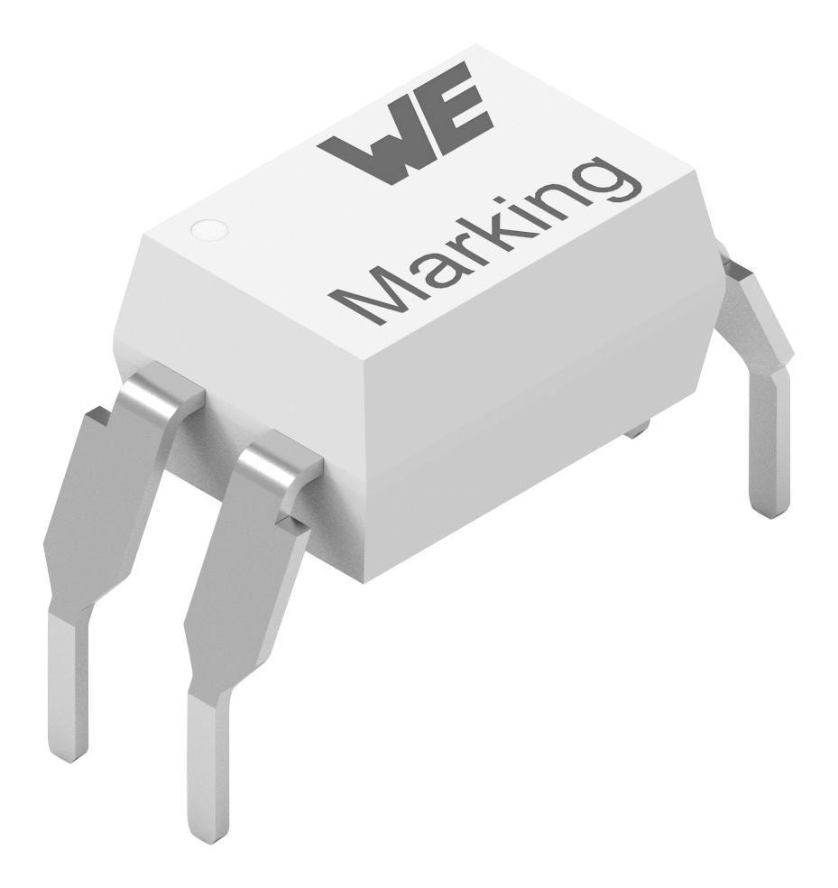 140814241010 OPTOCOUPLER, TRANSISTOR, 80V, DIP-4 WURTH ELEKTRONIK