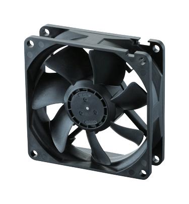 08025SA-24N-AA-D0 AXIAL FAN, 80MM, 24VDC, 41.3CFM, 30DB NMB TECHNOLOGIES