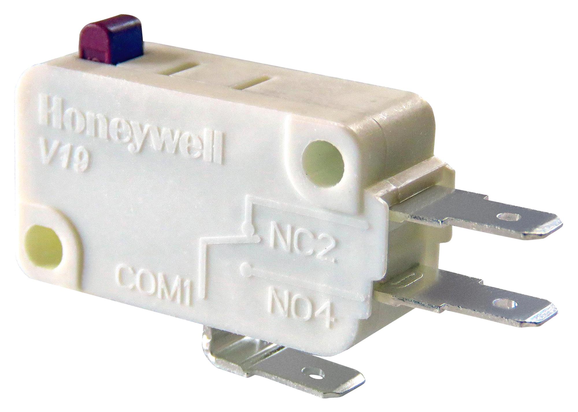 V19T16-CP100 MICROSWITCH, SPST-NO, 16A, 125VAC, 100GF HONEYWELL