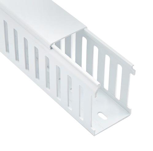 20460074H CLOSED SLOT DUCT, PC/ABS, GRY, 75X75MM BETADUCT