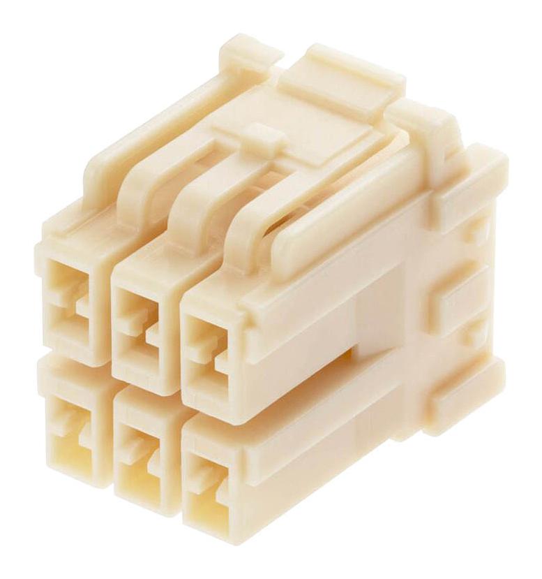 212209-2020 CONN HOUSING, RCPT, 2POS, 2ROW, NATURAL MOLEX