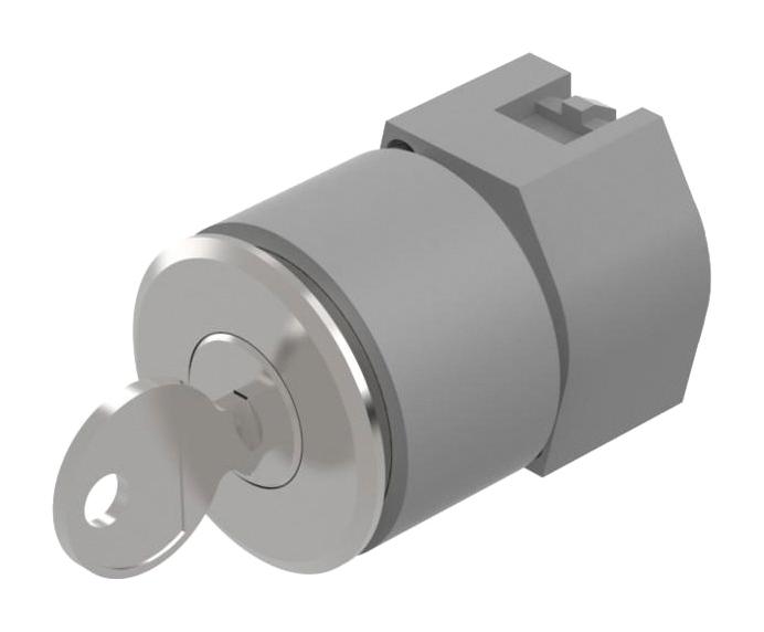 704.124.018 KEYLOCK SWITCH, 3POS, MOMENTARY, 42DEG EAO