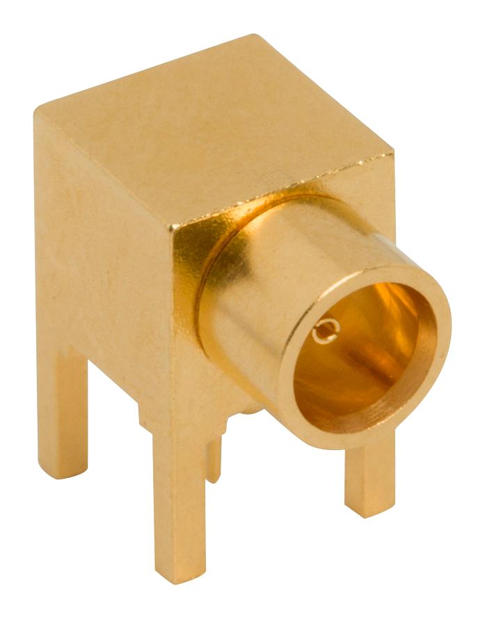 919-417J-71P-12G RF COAX CONN, MCX R/A JACK, 75 OHM, PCB AMPHENOL RF