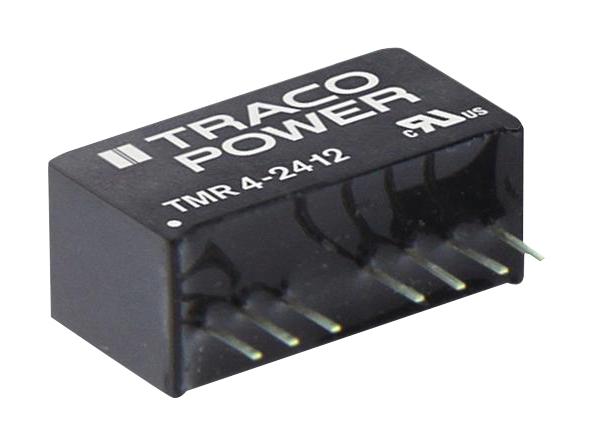 TMR 4-2412 DC-DC CONVERTER, 12V, 0.333A TRACO POWER