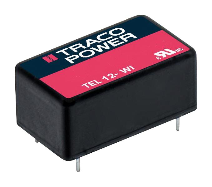 TEL 12-2411WI DC-DC CONVERTER, 5.1V, 2.4A TRACO POWER