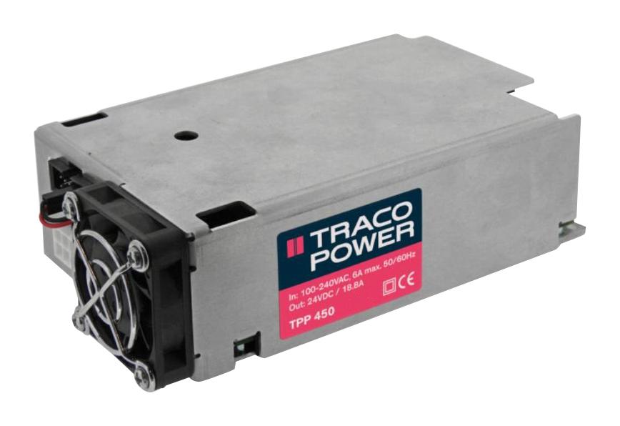 TPP 450-112B-M POWER SUPPLY, AC-DC, 12V, 37.5A TRACO POWER