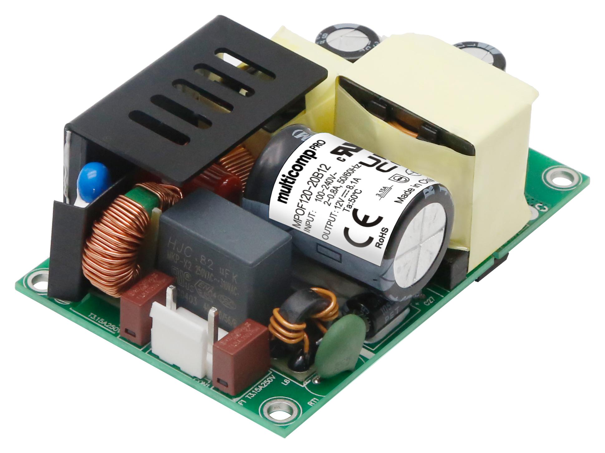 MPOF120-20B48 POWER SUPPLY, AC-DC, 48V, 2.5A MULTICOMP PRO