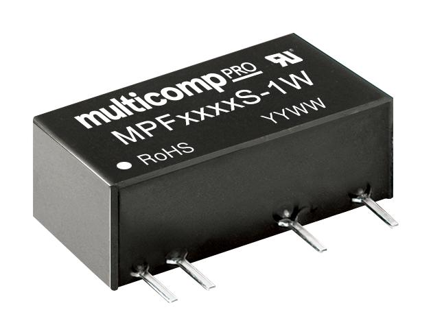 MPF1509S-1W DC-DC CONVERTER, 9V, 0.111A MULTICOMP PRO