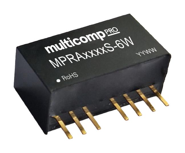 MPRA2415S-6W DC-DC CONVERTER, 2 O/P, 6W MULTICOMP PRO