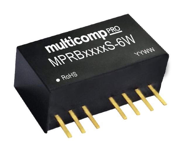 MPRB2403S-6W DC-DC CONVERTER, 3.3V, 1.35A MULTICOMP PRO