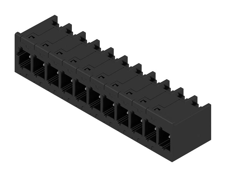 2741500000 TERMINAL BLOCK, HEADER, R/A, 11POS, TH WEIDMULLER