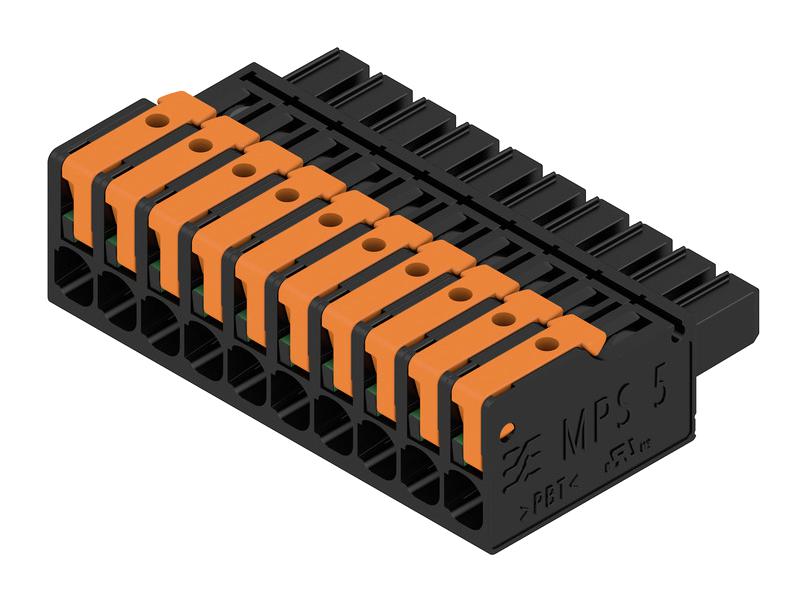 2741640000 TERMINAL BLOCK, PLUGGABLE, 10POS, 14AWG WEIDMULLER