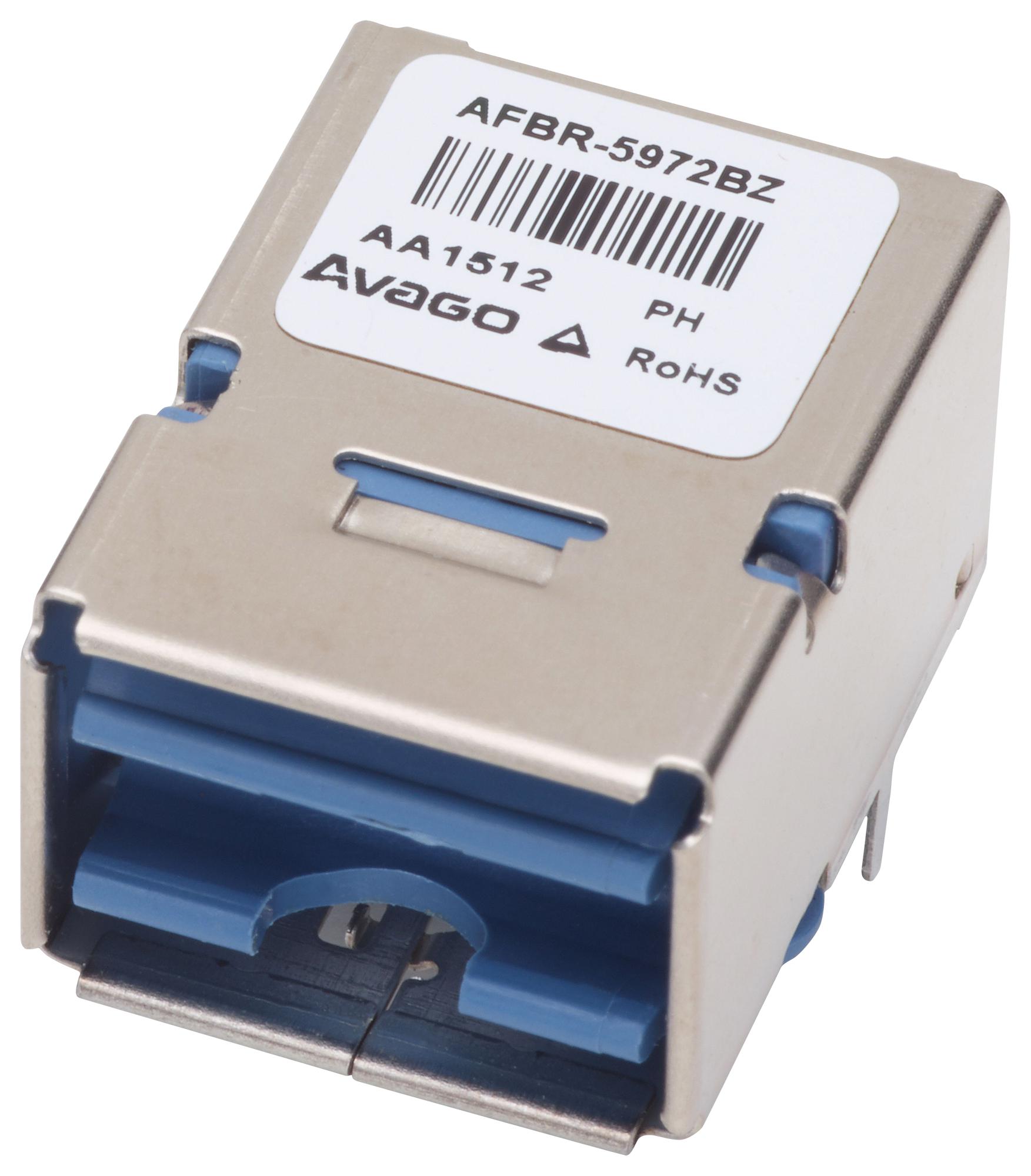 AFBR-5972BZ TRANSCEIVER MOD, 250MBAUD, 650NM, 3.3V BROADCOM