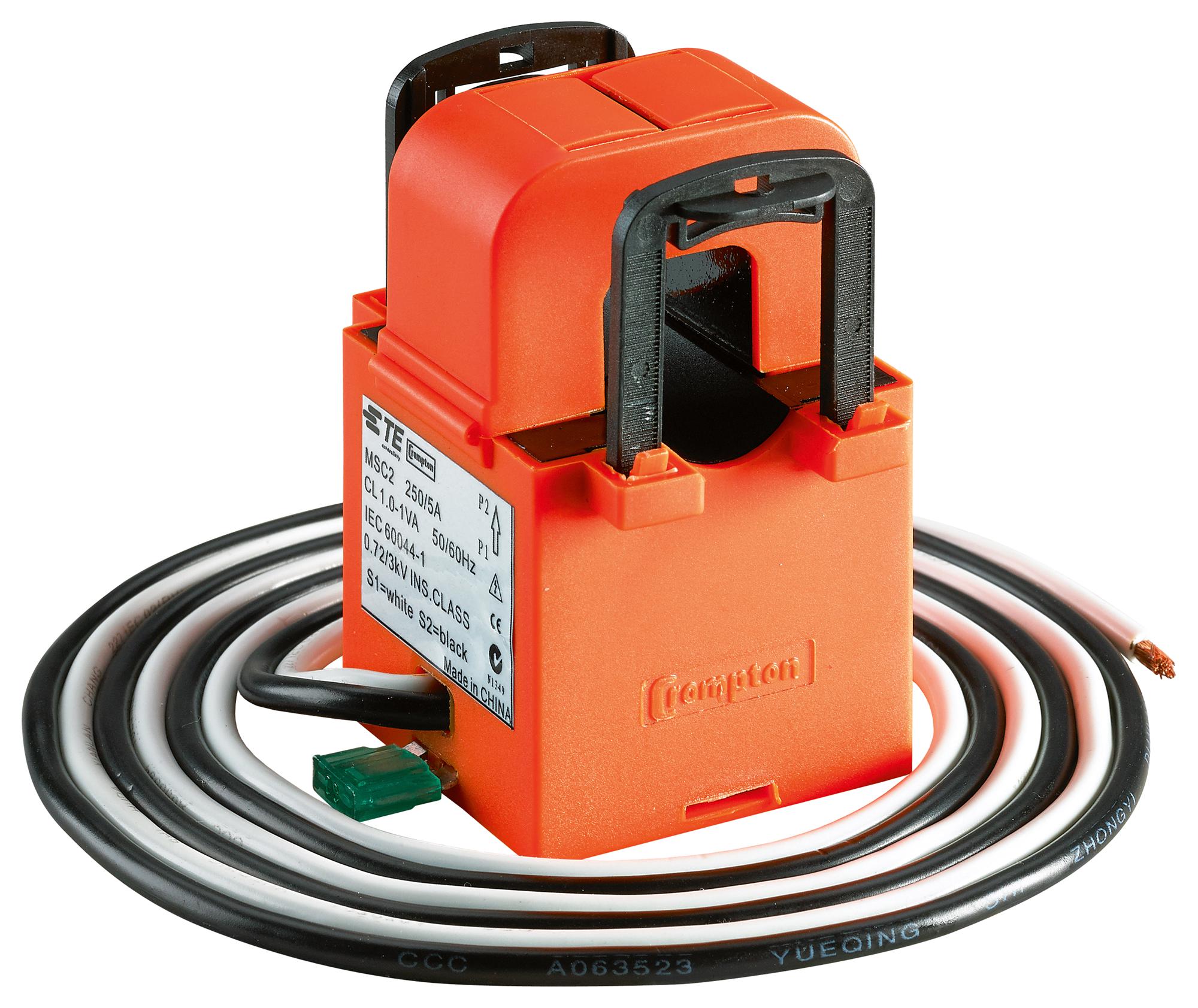 MSC2-200/5 CURRENT TRANSFORMER, 200:5A, 1VA CROMPTON - TE CONNECTIVITY