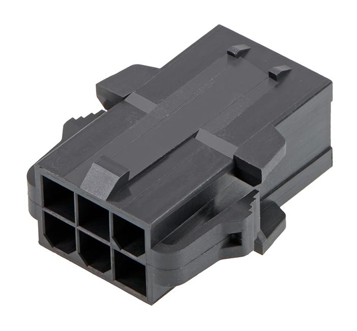 172767-3006 CONN HOUSING, PLUG, 6POS, 2ROW, 4.2MM MOLEX