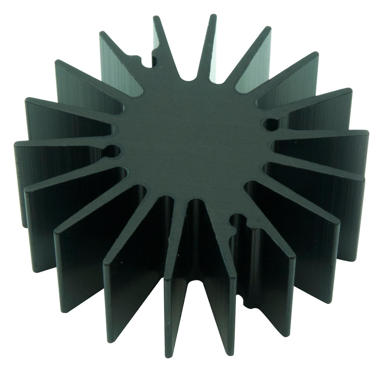 ILA-HSINK-RADL-55X20MM-BLK HEATSINK, SCOB, ALUM ALLOY, 55MM X 20MM INTELLIGENT LED SOLUTIONS