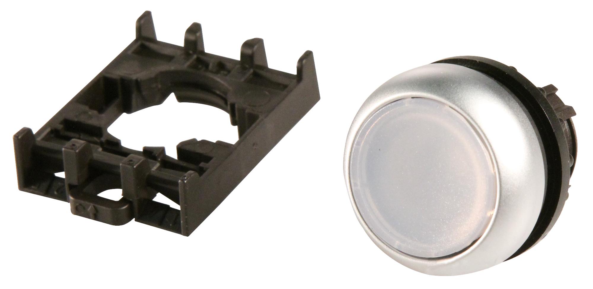 M22-DL-W+M22-A OPERATOR W/ BRACKET, 22MM PB SWITCH EATON MOELLER